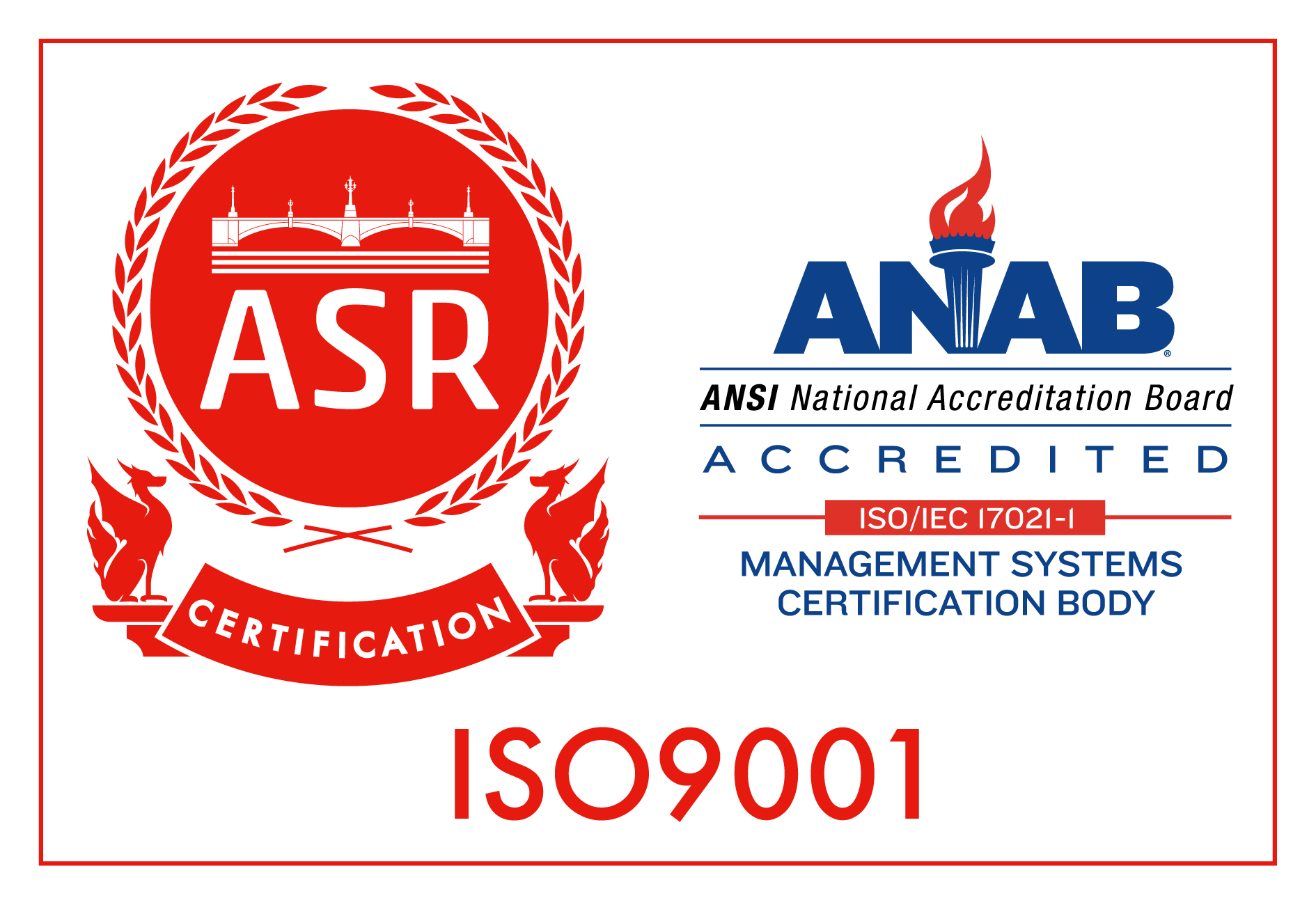 ISO9001 品質マネジメントシステム方針 ロゴ