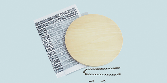 丸型レリーフ セット内容画像