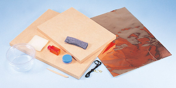 銅メタルレリーフ セット内容画像