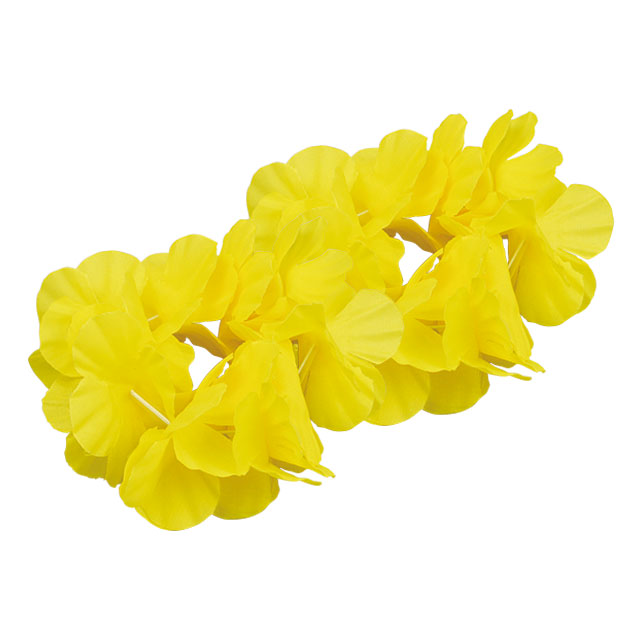 大きな花のうでわ（黄）２個組 サムネイル