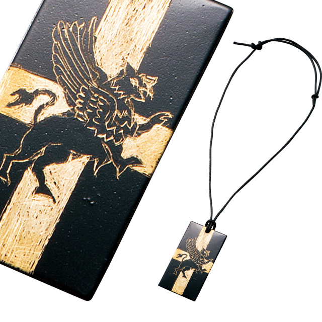 スクラッチアクセサリー　長方形(黒)の商品サムネイル画像1