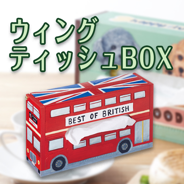 【ティッシュ入れが作れる木工工作キット】ウィングティッシュBOX サムネイル