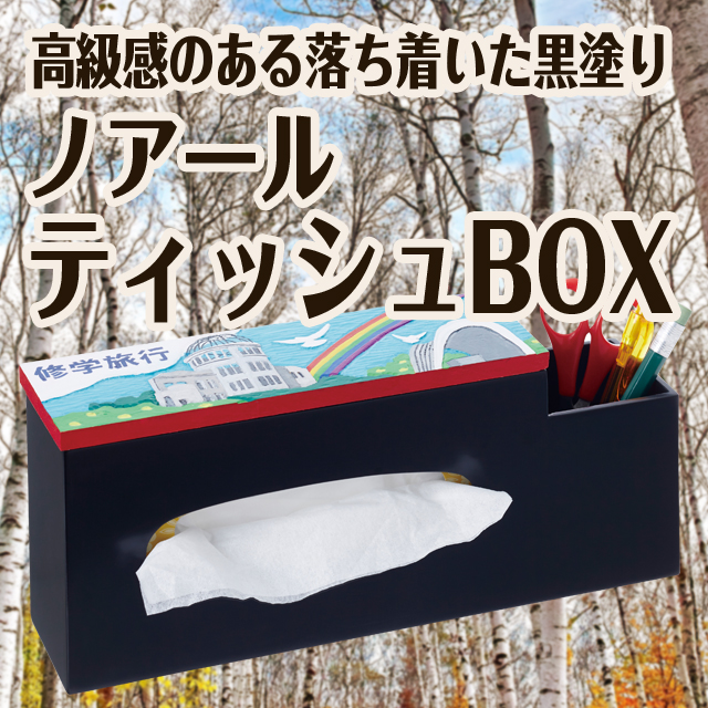 ティッシュボックス工作キット ノアールティッシュBOX