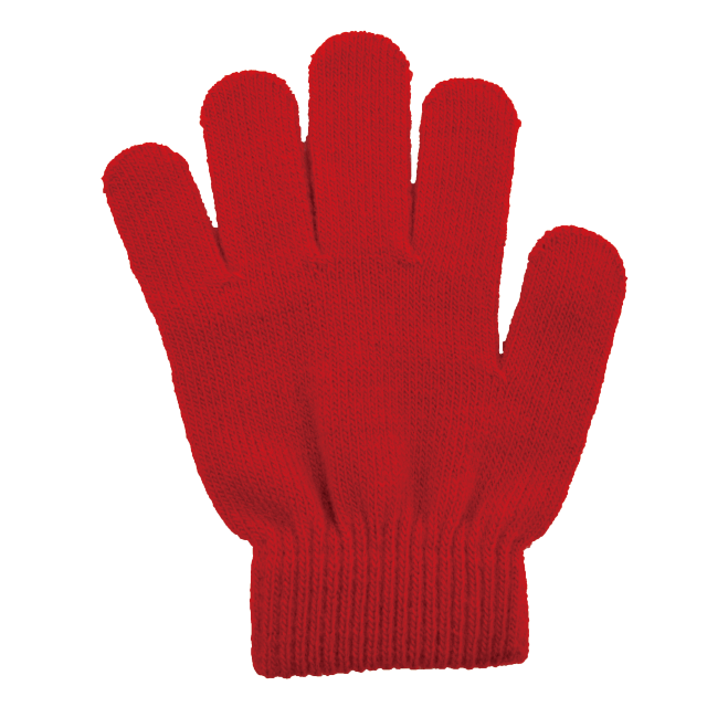 新カラーのびーる手袋 赤 サムネイル