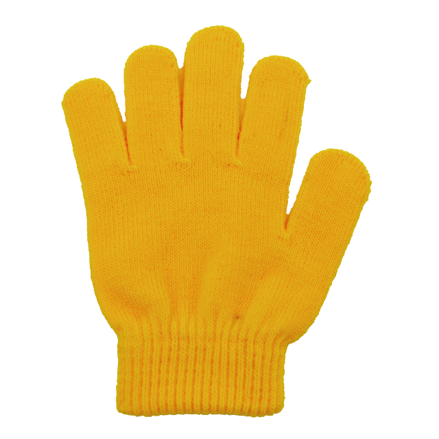 新カラーのびーる手袋 黄 サムネイル