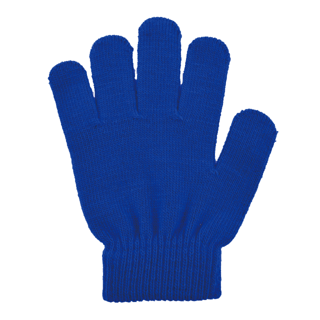 新カラーのびーる手袋 青 サムネイル