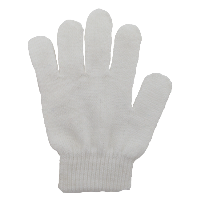 新カラーのびーる手袋 白 サムネイル