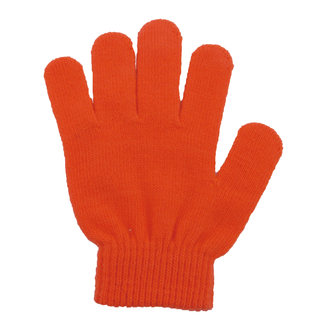 新カラーのびーる手袋 蛍光オレンジ サムネイル