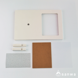 時計付写真立て らくらくボード+ムーブメントセット|セット内容
