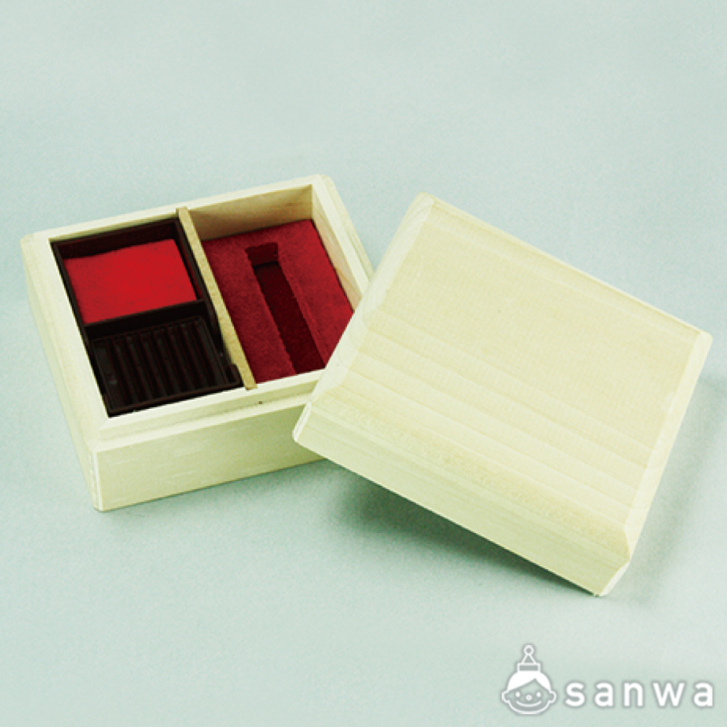 木彫印鑑箱＋印鑑セットの商品スライド画像3