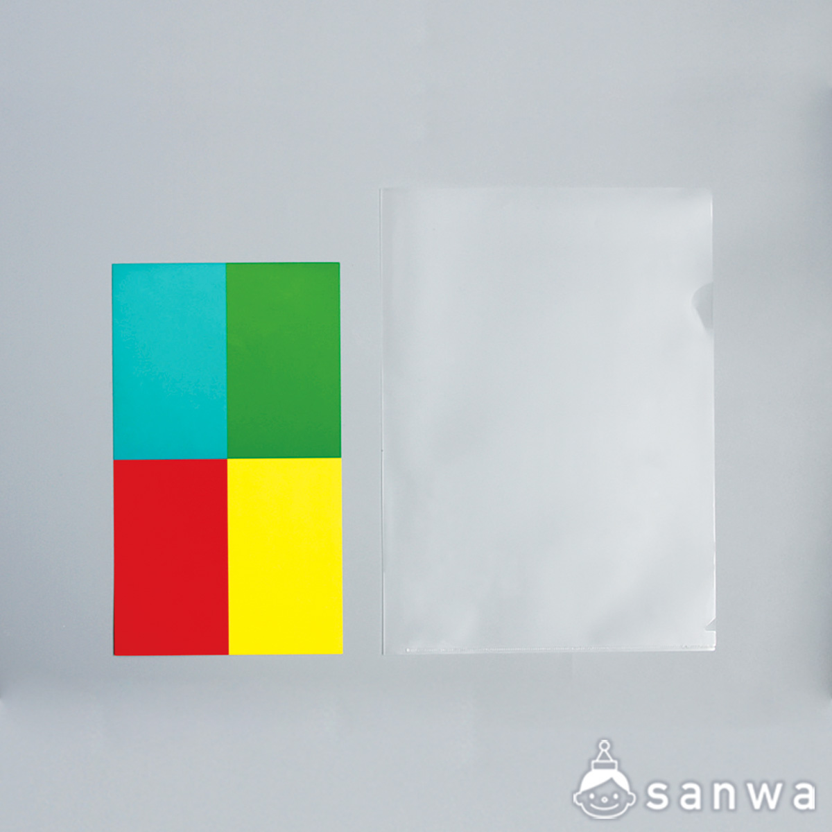 光のさしこむ絵（クリアファイル）の商品サムネイル画像1