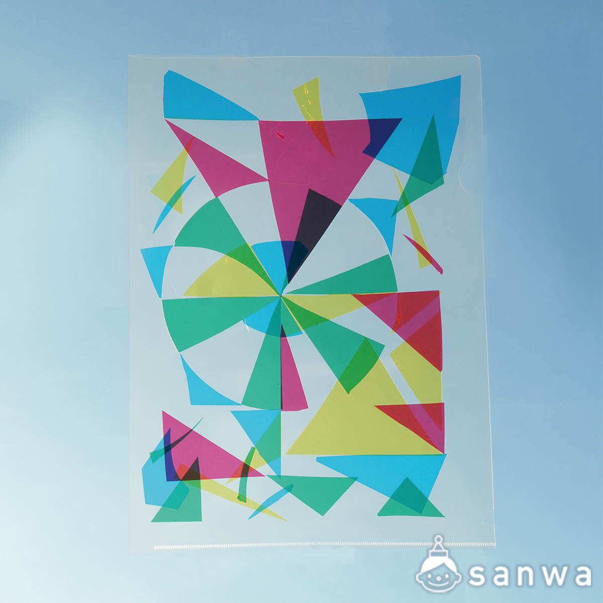 光のさしこむ絵（クリアファイル）