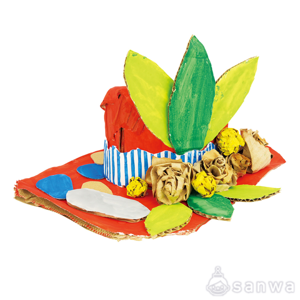 だんボールの形をかえて／だんボールでためしてつくっての商品スライド画像4