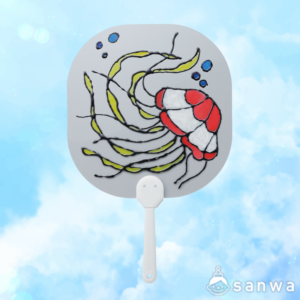 ステンドうちわ