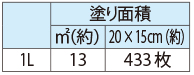 オイルステイン1L・塗り面積