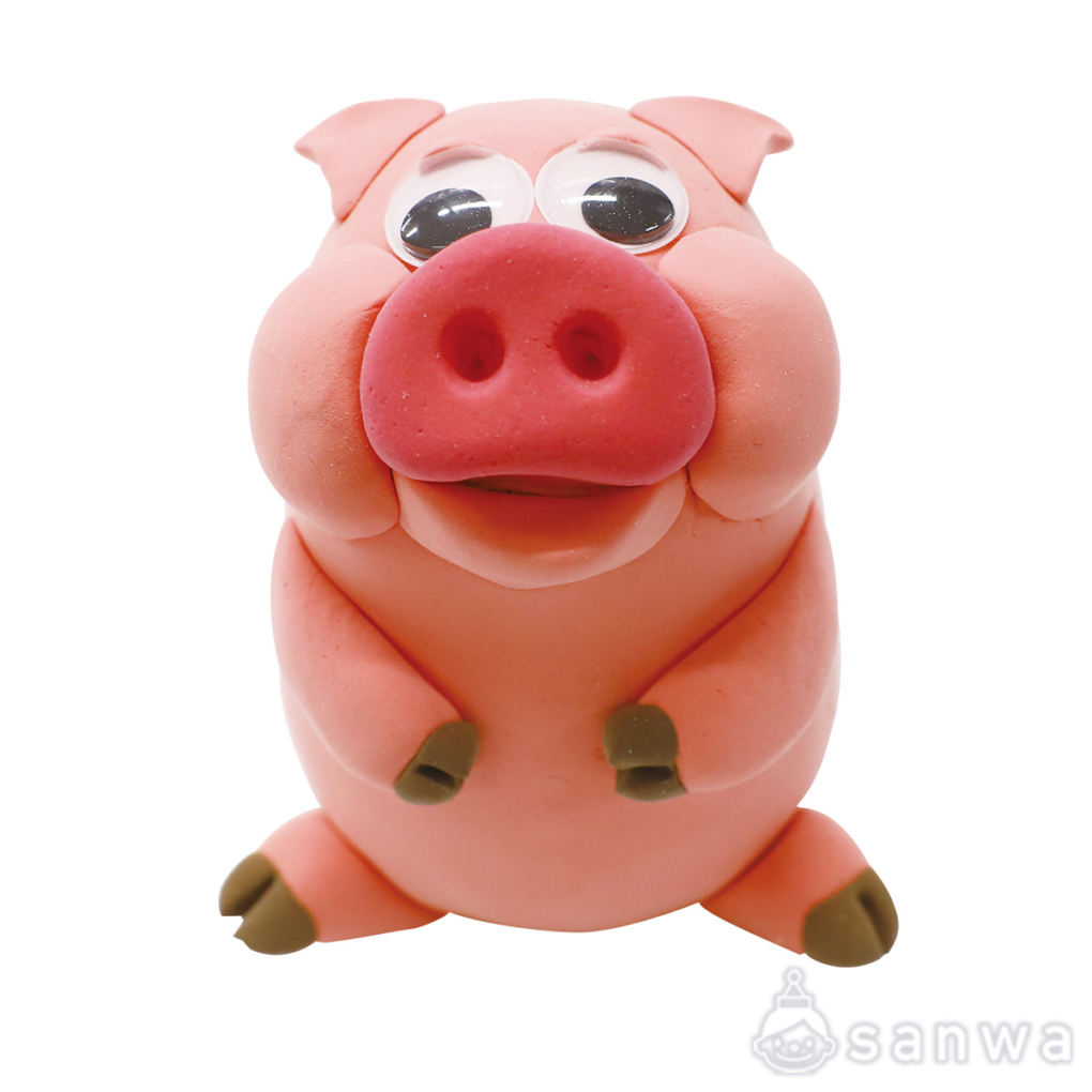 【簡単工作キット】ねんどのちょ金ばこ【貯金箱づくり】の商品スライド画像8