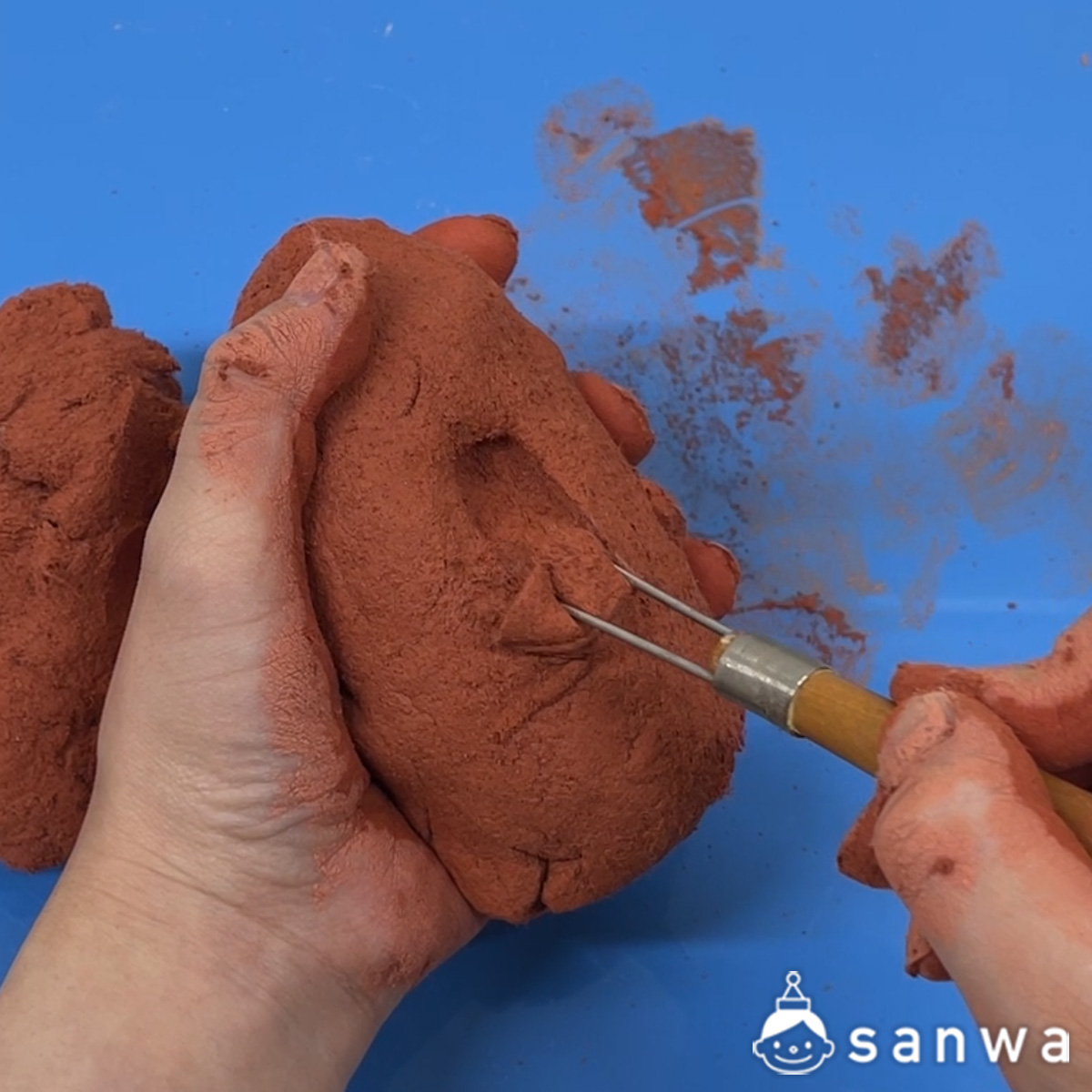 【土粘土】ニューテラコッタ【焼かずに焼いたような風合い】