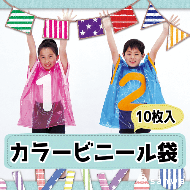 カラービニール袋 10枚入