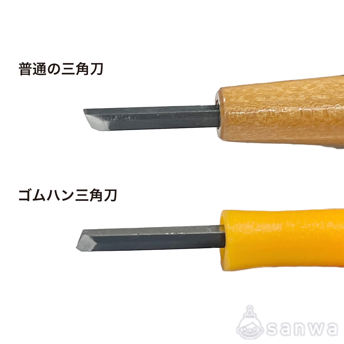 ゴムハン三角刀