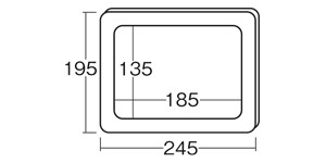 紙製額　200×150mm用　サイズ、大きさ