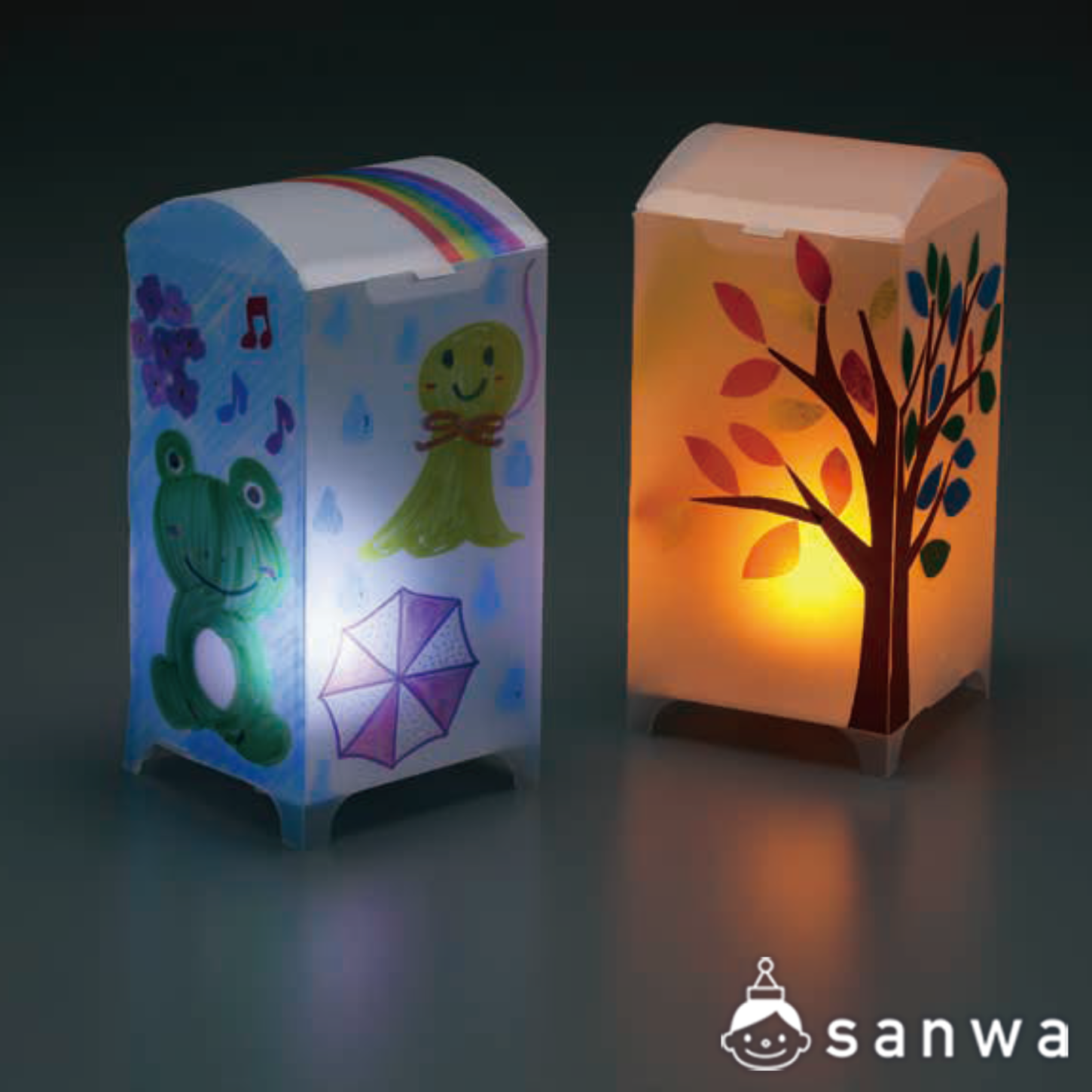 組み立て簡単！ランプカバー】ランプケース（ランプ工作, 300円以下