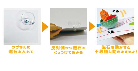 おもちゃ工作キット 磁石でドリームランド カプセルと磁石で不思議なおもちゃ 作って遊べる イベント工作キットの たのつく おもちゃ工作キット 磁石でドリームランド カプセルと磁石で不思議なおもちゃ 作って遊べる イベント工作キットの たのつく