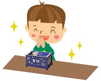 オリジナルの賽銭箱を作ってみよう お正月 工作イベントアイデア イベント工作キットの たのつく