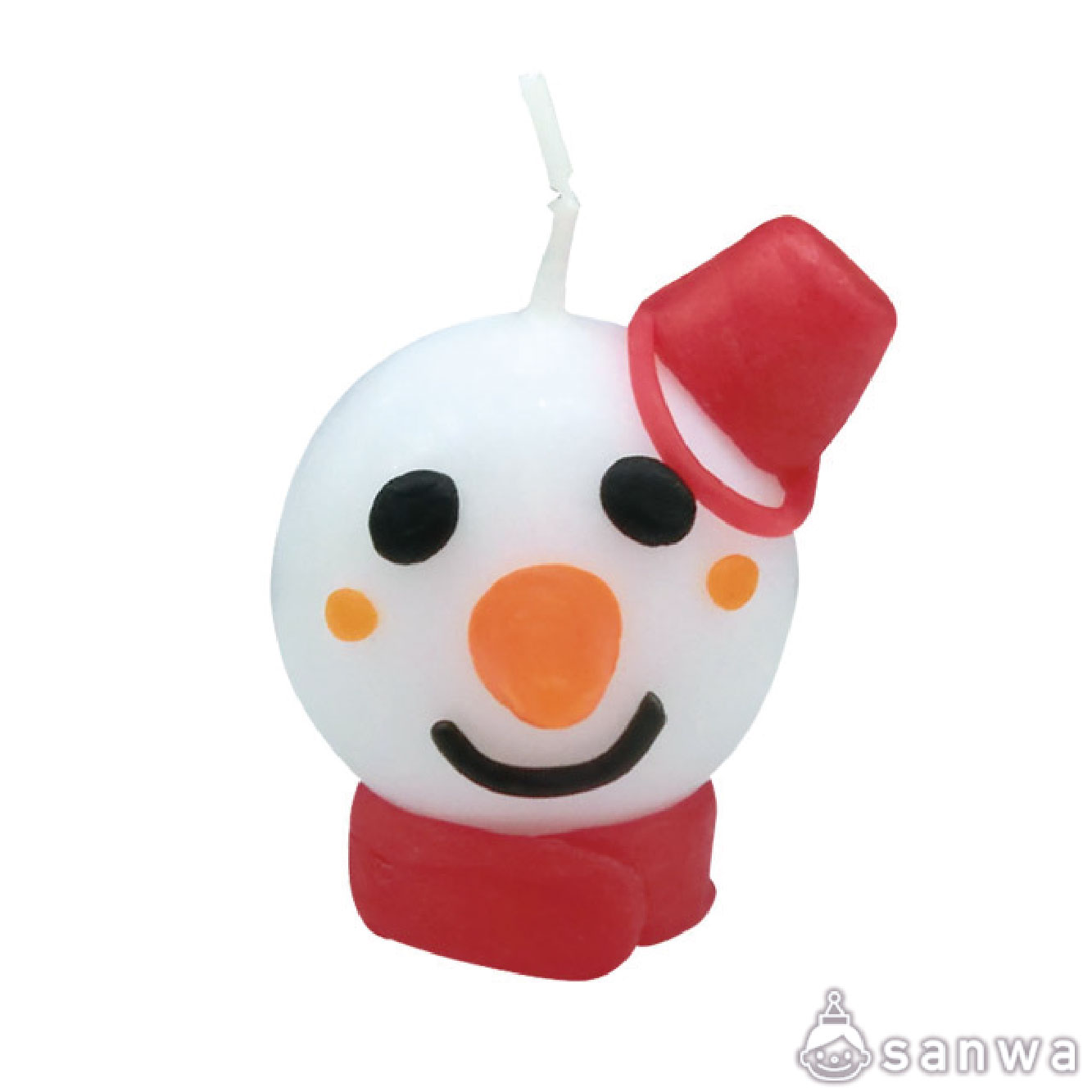 【キャンドル工作キット】手作りキャンドル ゆきだるま