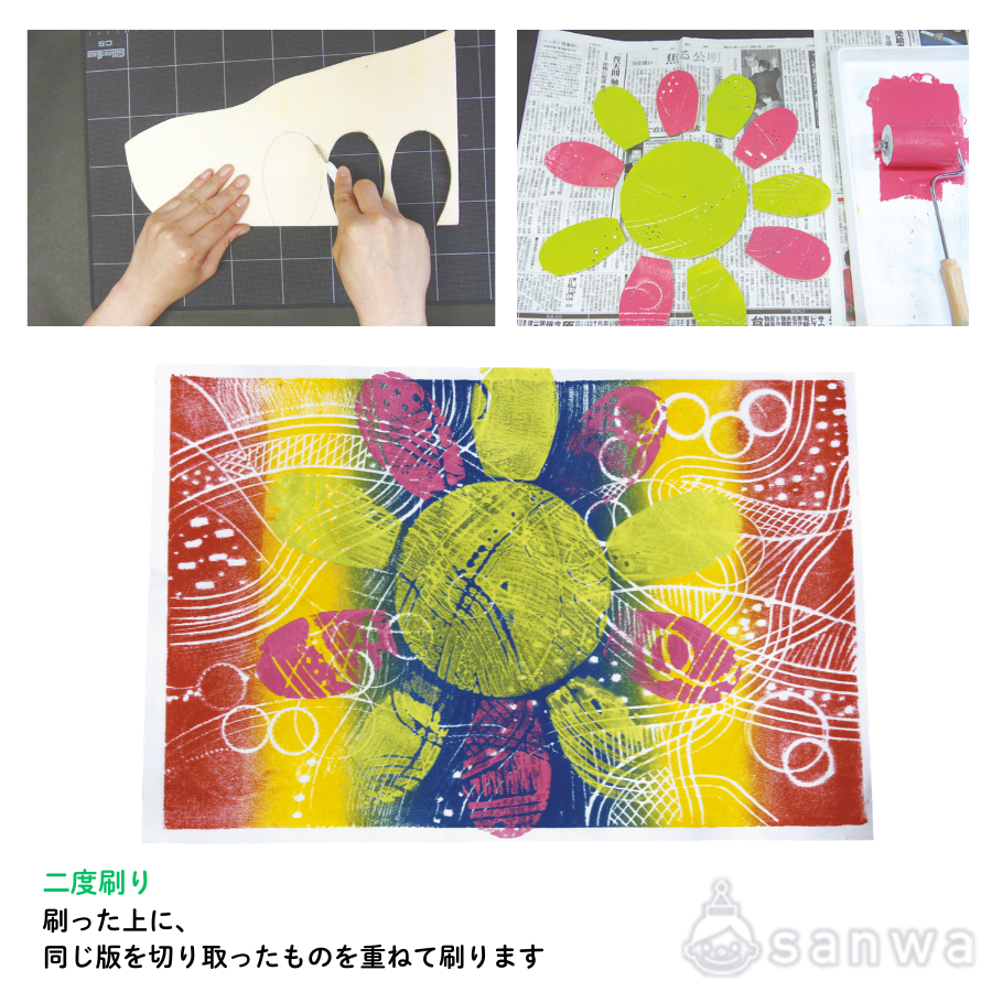 【版画キット】スチレン版画基本セット