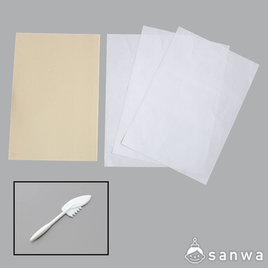 スチレン版画基本セット　小判 ヘラ付 サムネイル