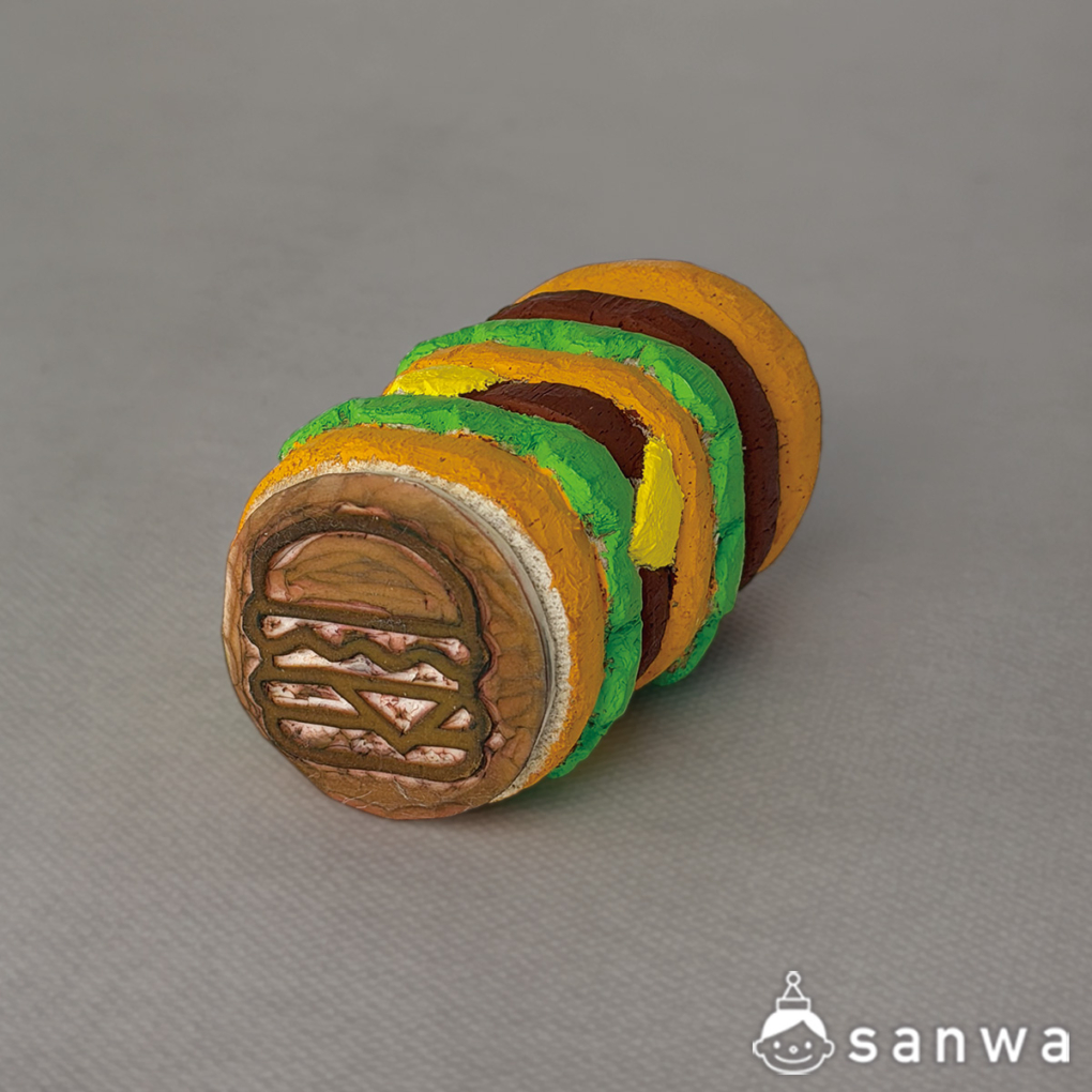 【消しゴムはんこ工作キット】木のスリムスタンプ（バルサ材）【持ち手部分がバルサ材】の商品スライド画像4