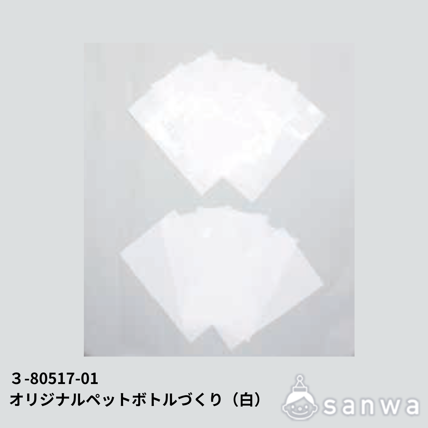 オリジナルペットボトルづくり 白 サムネイル