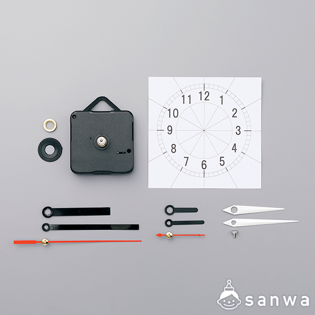 【時計工作キット】ワッツタイム？ 角型・小