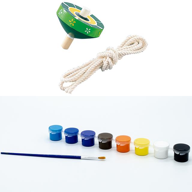 木ごま絵具セット（10人分） 大（B）の商品サムネイル画像4