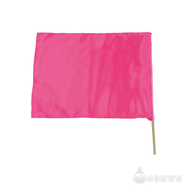 サテン小旗（四角）ピンク サムネイル