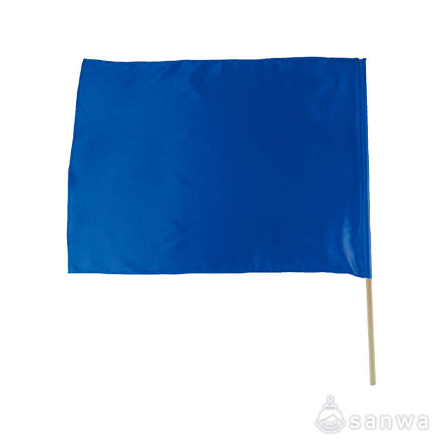 サテン大旗（四角）青 サムネイル