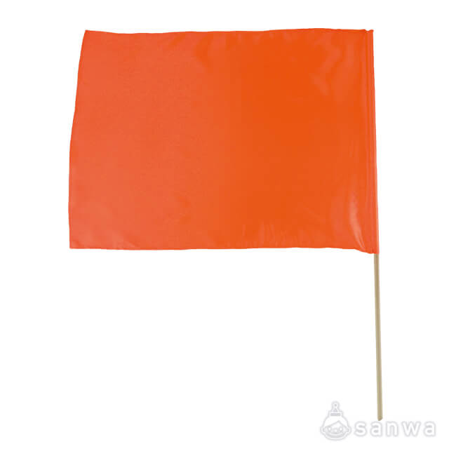 サテン特大旗（四角）オレンジ サムネイル