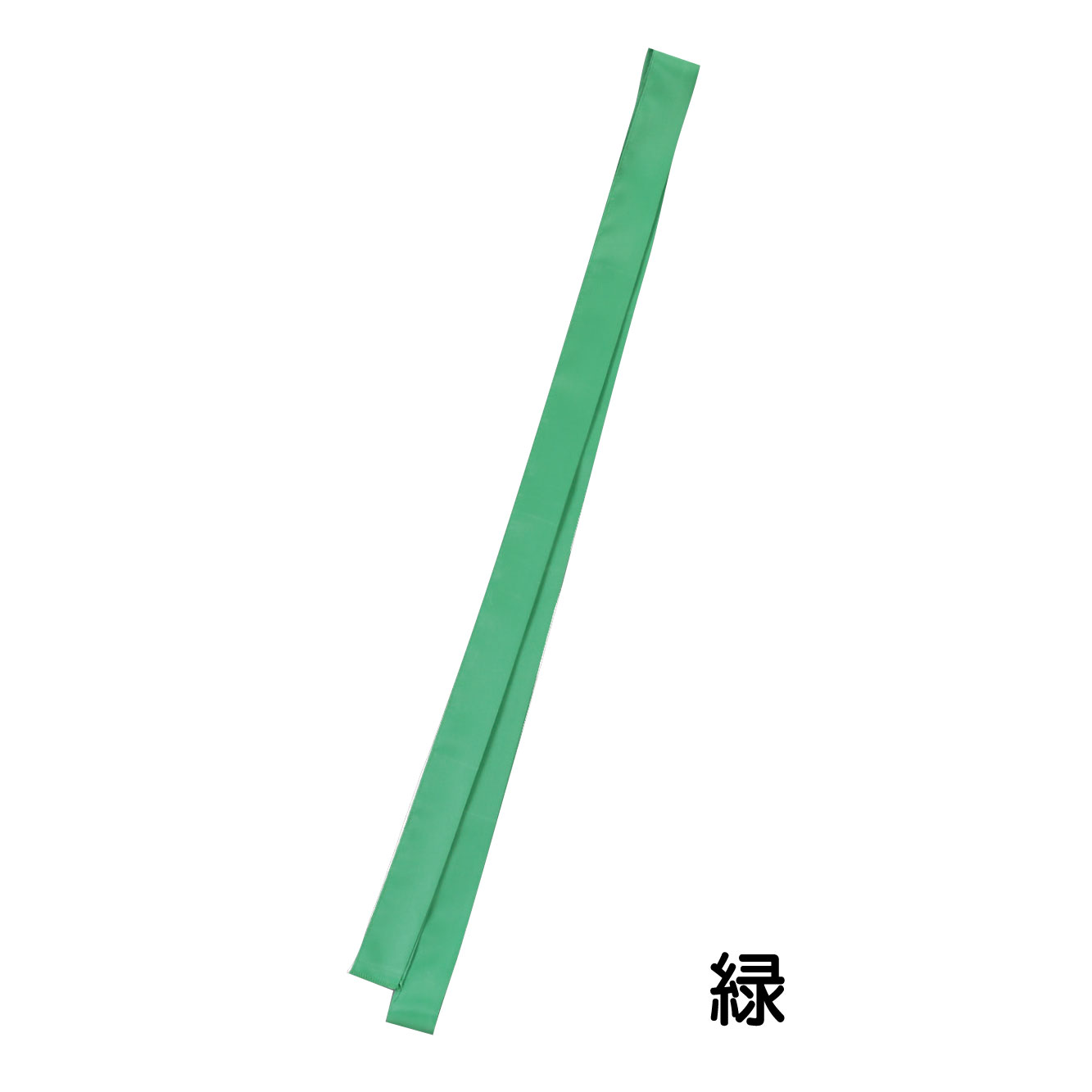 サテンロングハチマキ 緑 サムネイル