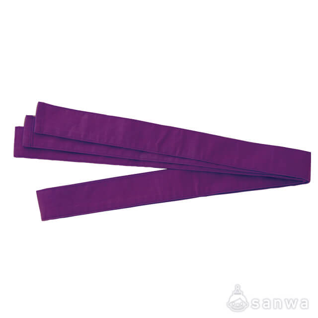 綿ロングハチマキ 紫 サムネイル