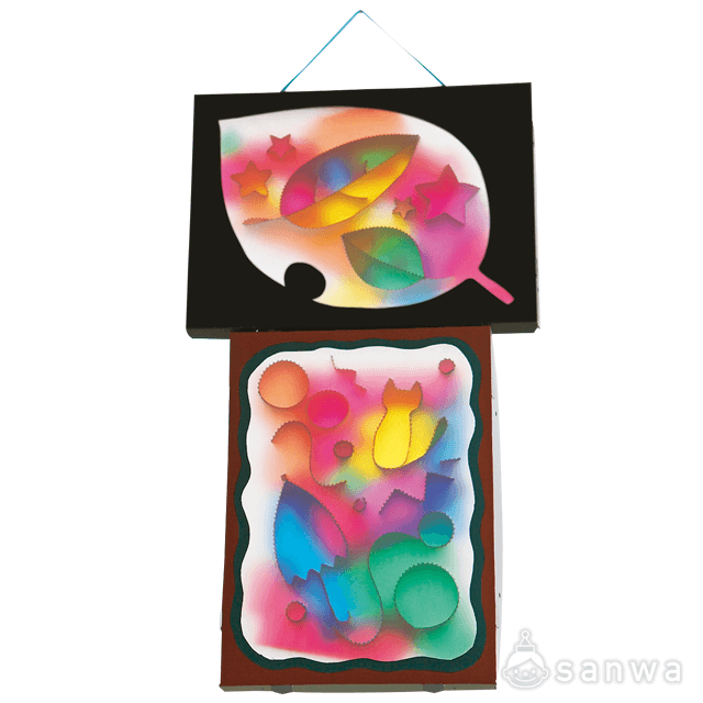 光サンドイッチ 作って飾れる 紙工作 イベント工作キットの たのつく