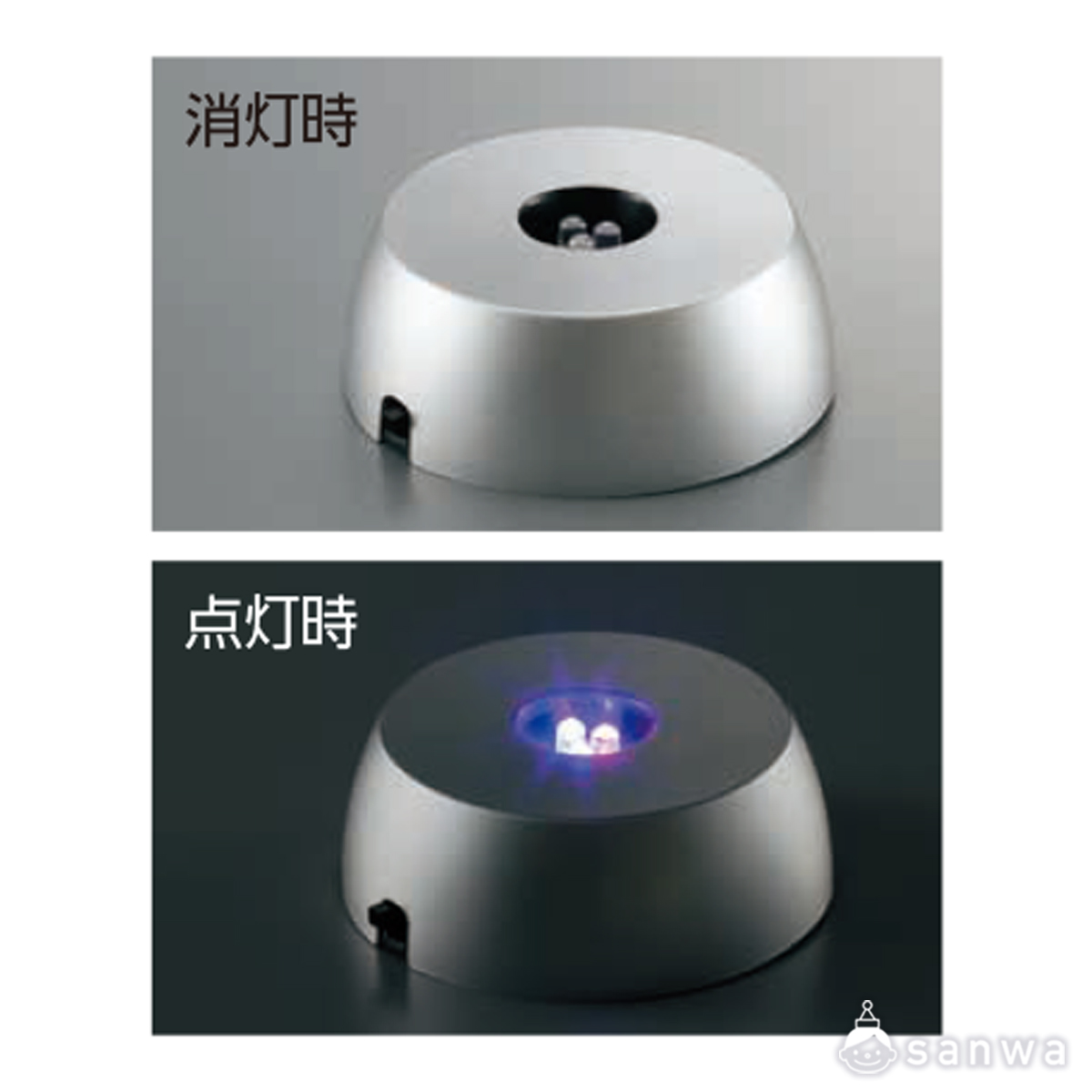【電池式工作用LEDライト】ＬＥＤレインボーライト