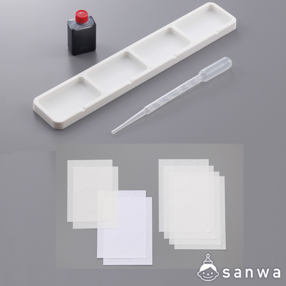 個人用水墨画基本セット+水墨画和紙セット サムネイル