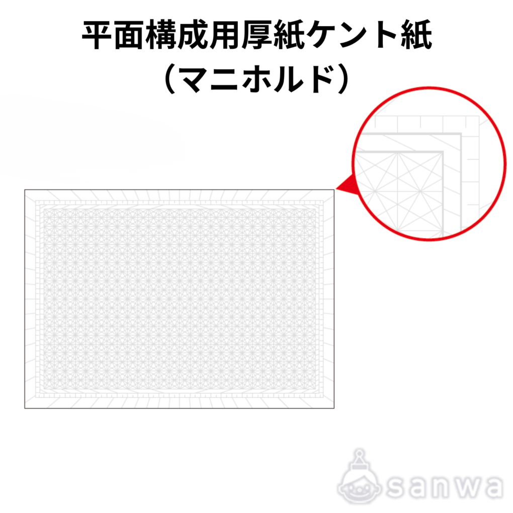 【作図用紙】平面構成用厚紙（マニホルド）の商品スライド画像2