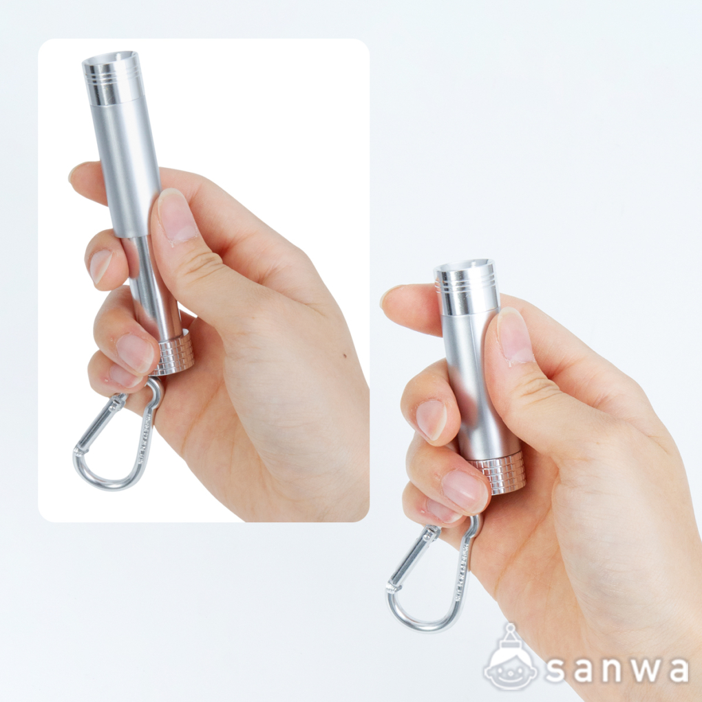 カラビナ付LEDライトの商品スライド画像2