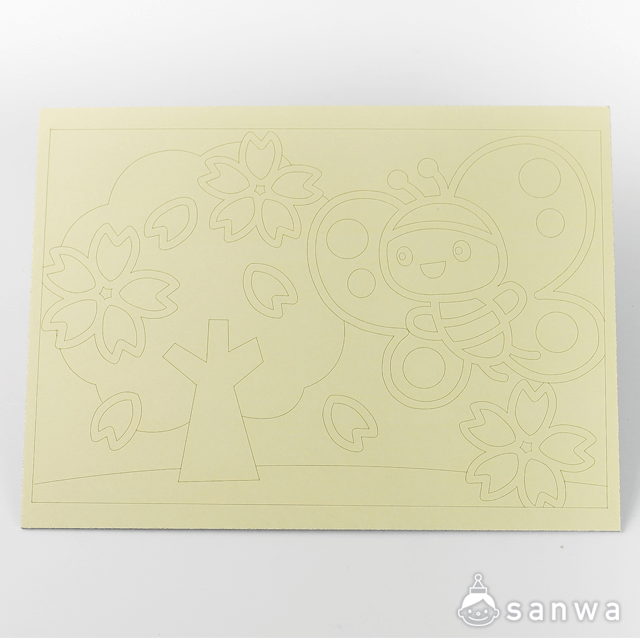 かんたんすな絵ｼﾘｰｽﾞ 春　サクラ　(※台紙のみ) サムネイル