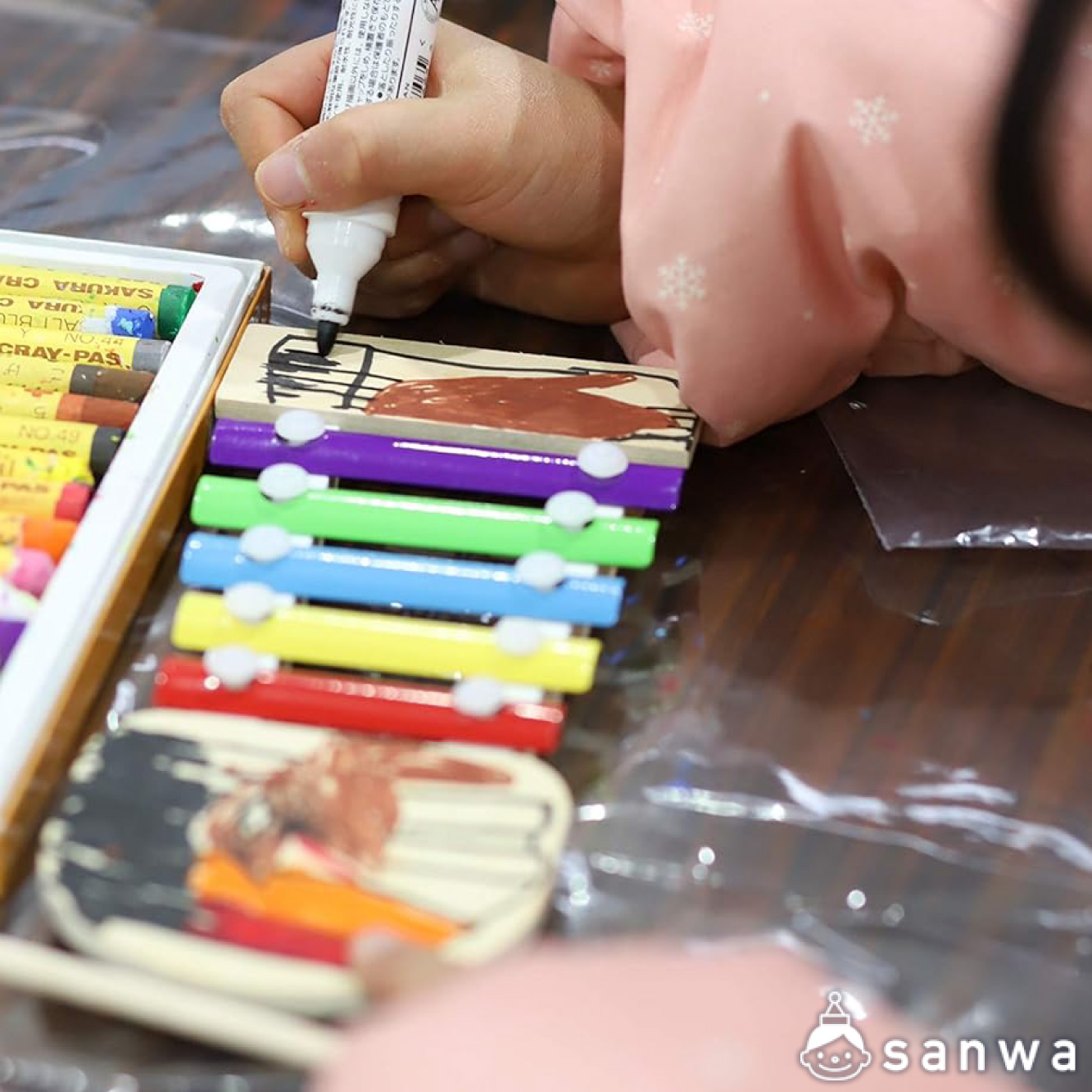【塗るだけ簡単工作】おえかき鉄琴【楽器作り】