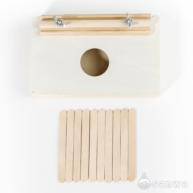 塗るだけ簡単 おえかきカリンバ 楽器作り 楽器工作 ディスカウント工作 ５００円以下の工作 作って遊べる工作 塗るだけ工作 イベント工作キットの たのつく