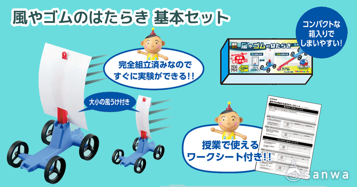 風やゴムのはたらき 遊び方画像