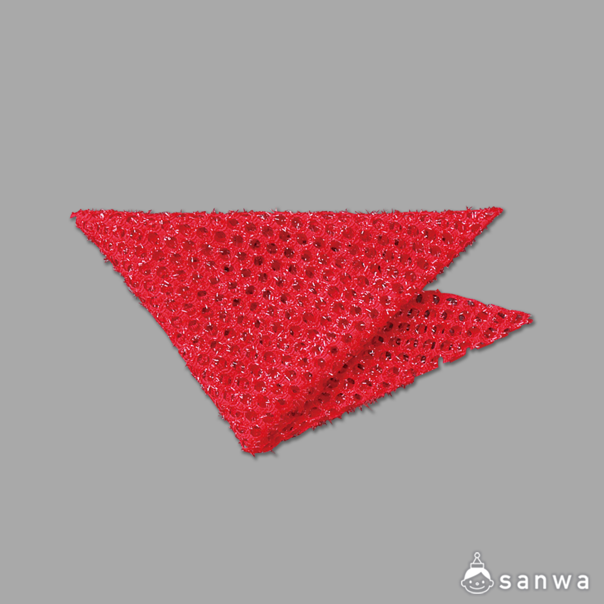 きらりんスカーフ三角形 赤 サムネイル