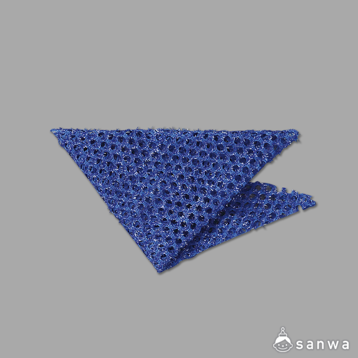 きらりんスカーフ三角形 青 サムネイル